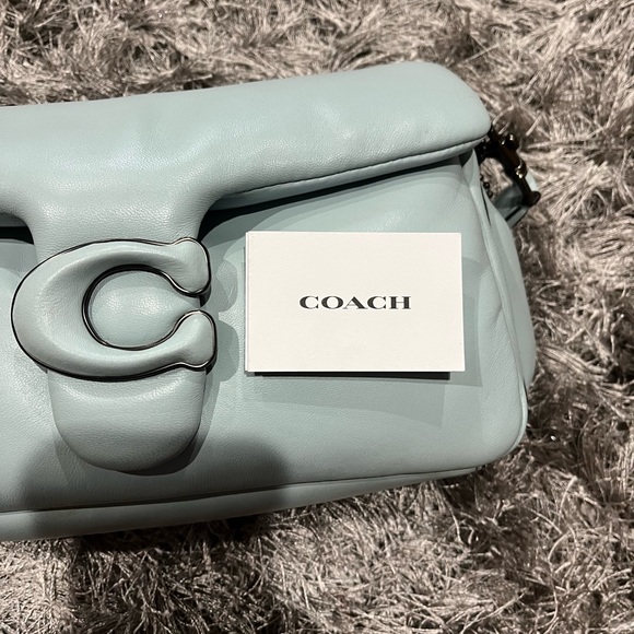 Coach Pillow Tabby in Aqua - Picture 9 of 11